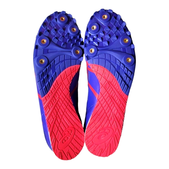 **NWT** ASICS Track Hyper-ROCKET Girl Hot Punch/Purple Spike/Cleat Shoes - Picture 6 of 10